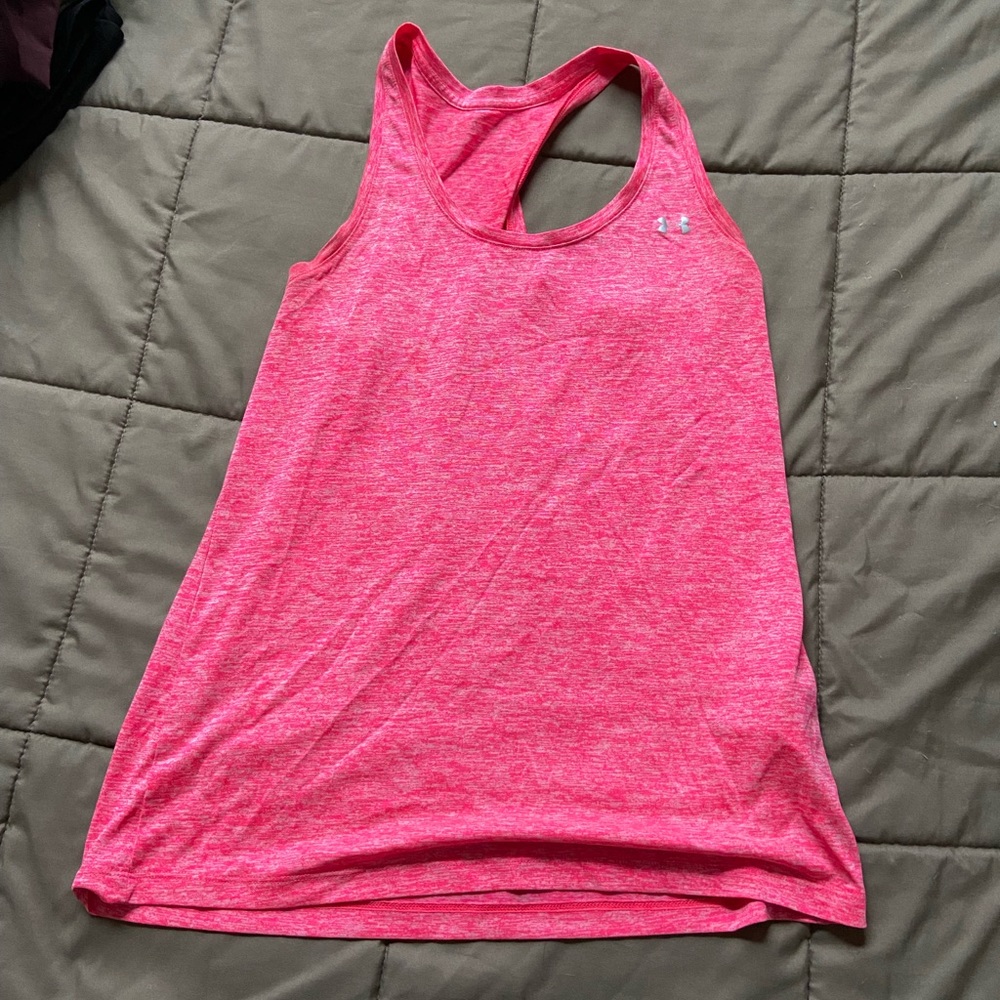 Under Armour Bright Pink Athletic Tank
